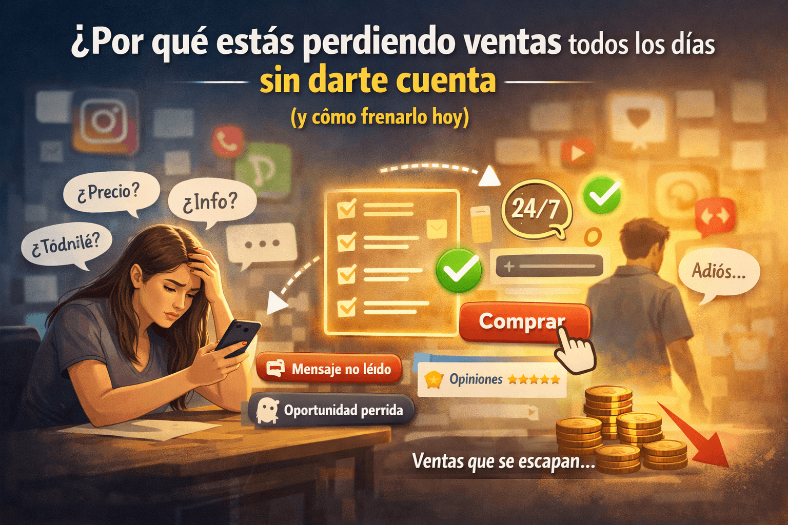 Por qué estás perdiendo ventas todos los días sin darte cuenta (y cómo frenarlo hoy)